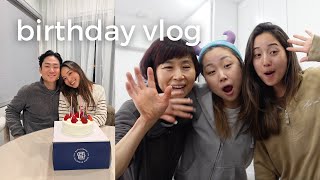 birthday vlog  homemade korean food recipes hosting my inlaws how I spent my 26th birthday [upl. by Ogu]