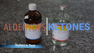 Aldehydes and Ketones Tollens Test [upl. by Hsiri]