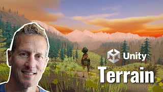 How to Make Beautiful Terrain with Unity 2021 URP  EASY [upl. by Neerom]