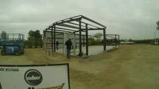 32x60 Erected PreEngineered Steel Building Litchfield Arizona [upl. by Sirah]