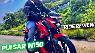 All New Pulsar N 150  Ride Review  Is there any upcoming bike which is good Is this that bike [upl. by Irtemed943]