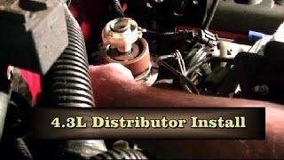 ChevGMC Distributor Install 43L V6 Vortec [upl. by Tamarra]