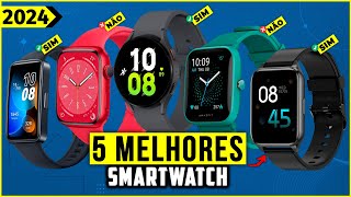 Os 5 Melhores SmartWatch Relogio Inteligente Em 2024 [upl. by Naro]