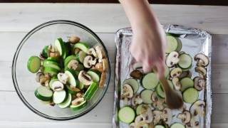 Prep Dish Salmon Zucchini and Mushrooms meal prep [upl. by Analra53]