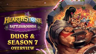 Season 7 Overview  Battlegrounds  Hearthstone [upl. by Ordnajela]