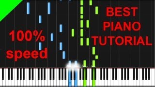 Yann Tiersen  La Noyée piano tutorial [upl. by Neerol]