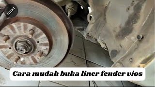 cara buka spakbor Vios liner fender vios [upl. by Prentiss]