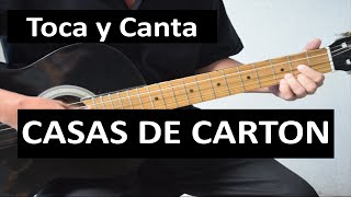 Como tocar CASAS DE CARTON de Los Bukis [upl. by Arateehc186]