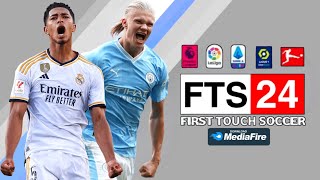 First Touch Soccer 2024 FTS 24 Mod APKDataOBB Download [upl. by Ahsaelat670]