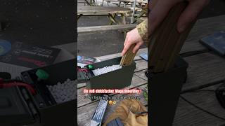 So eine Maschine braucht einfach jeder Airsofter 😍 airsoft airsoftshorts airsoftvideo [upl. by Attenod]