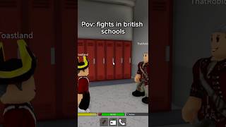 roblox coem coems funny british school relatable fight dahood coemsroblox robloxcoems [upl. by Urbannai]