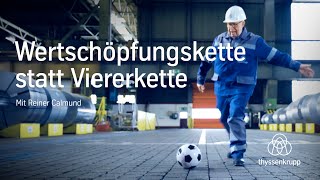 Wertschöpfungskette statt Viererkette – mit Reiner Calmund [upl. by Ardnic]