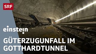 Unfall im Gotthard Basistunnel Wie wird der Güterverkehr auf der Schiene sicherer  Einstein  SRF [upl. by Laurin]