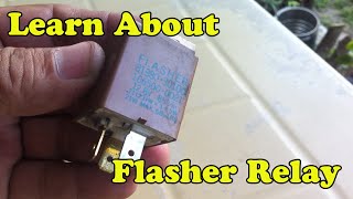 How To Fix A Cars Turn Signal Pt 1  How To Test Flasher Relay [upl. by Crissy697]