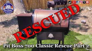 Pit Boss 700 Classic Pellet Grill RESCUED Part 2 The Cleaning [upl. by Eetnahs]