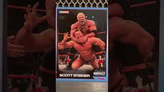 Tap out say uncle Big Poppa Pump Scott Steiner Recliner 2011 TNA wrestling card Freakzilla nWo wwe [upl. by Hindorff]