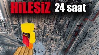 Minecraftın EN TEHLİKELİ Sunucusunda 24 Saat Hayatta Kalmak 2b2t [upl. by Assilla]