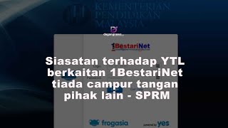 Siasatan terhadap YTL berkaitan 1BestariNet tiada campur tangan pihak lain  SPRM [upl. by Elyse]