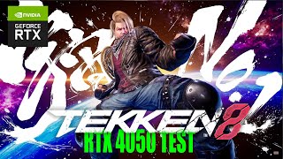 TEKKEN 8 NVIDIA RTX 4050 GRAPHICS TEST [upl. by Jordans724]