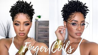 HOW TO  Perm Rod Set on Short Natural Hair Tutorial amp Night Time Hair Routine [upl. by Oliver138]