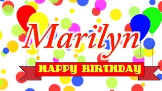 Happy Birthday Marilyn Song [upl. by Liman727]