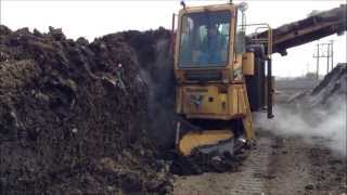 Vermeer CT1010TX Compost Turner [upl. by Ahsiadal]