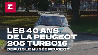 Les 40 ans de la Peugeot 205 Turbo16 S082024 [upl. by Ennasor]