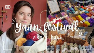 Yarn festival vlog amp haul  Knit amp Knot beurs [upl. by Racklin468]