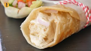 Malai Boti Paratha Roll Recipe By Food Fusion Ramzan Special [upl. by Dickie]