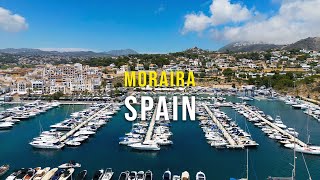 4K Moraira 🇪🇸 Spain  Walking Tour January 2024 Costa Blanca 2024 [upl. by Etakyram]