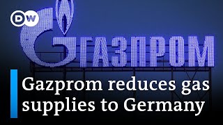 Gazprom slashes gas deliveries via Nord Stream  DW News [upl. by Harday]