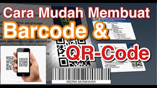 Cara Membuat Barcode dan QR Code  Generator Online [upl. by Borroff]