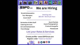 ESPO Hub is hiring 😍⭐🎤😆 [upl. by Hyams110]