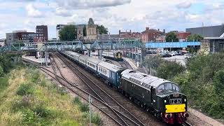 D345 and 37706 passing Lincoln [upl. by Harak]