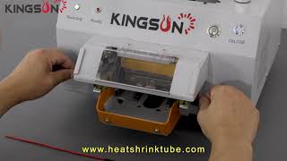 Heat shrinkable tube heating shrink machine [upl. by Linsk]