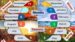 Learn English Months and Seasons [upl. by Wolfram192]