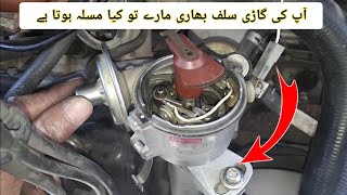 Distributor Timing Installation  Self Crank Heavy Problem Fix timingbelt [upl. by Taima]