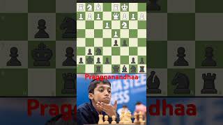 Axel Bachmann vs Praggnanandhaa 2016 chessgamepraggnandhaaajedrezindianxadrezchesspuzzle [upl. by Lockwood]