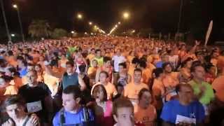 Carrera Nocturna del Guadalquivir 2014 Destino25mil NocturnaSevilla14 [upl. by Palma347]