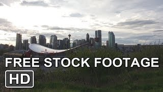 Free Stock Footage Pan and Zoom to City HD [upl. by Bobette]