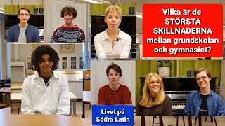 Vilka är de STÖRSTA SKILLNADERNA mellan grundskolan och gymnasiet [upl. by Asle]