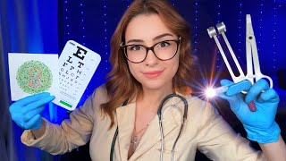 FASTEST ASMR Medical Exams Cranial Nerve Chiropractor Eye Exam Lice Check Roleplays ✨ [upl. by Arret]