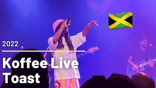 Koffee  Toast Live  🇯🇲  The Gifted Tour  Chicago   2022 [upl. by Ahsaten]