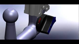 animation of ACS Systems detachable towbar [upl. by Kushner]