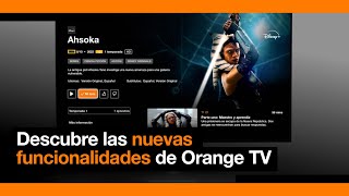 Descubre las nuevas funcionalidades de Orange TV [upl. by Mulloy427]