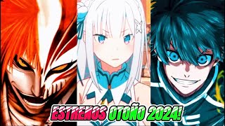 🔶10 ESTRENOS ANIMES MAS ESPERADOS PARA OTOÑO 2024 [upl. by Cutler311]