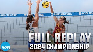 USC vs UCLA 2024 NCAA beach volleyball championship  FULL REPLAY [upl. by Irmine]