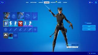 Fortnite Catwoman Zero Skin amp Pickaxe [upl. by Etnoved329]