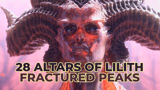 All Altars of Lilith Fractured Peaks [upl. by Yldarb]