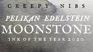 First Inkpressions Pelikan Edelstein Moonstone Ink of the Year 2020 [upl. by Nymzaj]